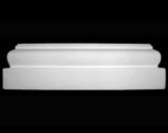 Custom Base - Fiberglass Colony Base Molding and Plinth.  Designed for applications with a plain or fluted column shaft.  Chadsworth Columns: shop.columns.com
